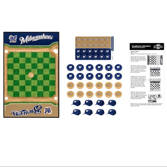 NWT Milwaukee Brewers Checkers Game - Picture 8 of 8